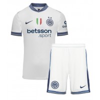 Fotbalové Dres Inter Milan Alessandro Bastoni #95 Dětské Venkovní 2024-25 Krátký Rukáv (+ trenýrky)